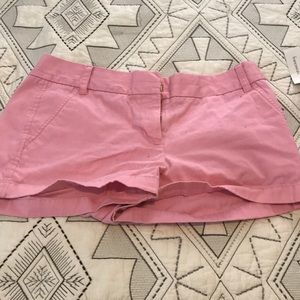 Pink JCrew Chino Shorts